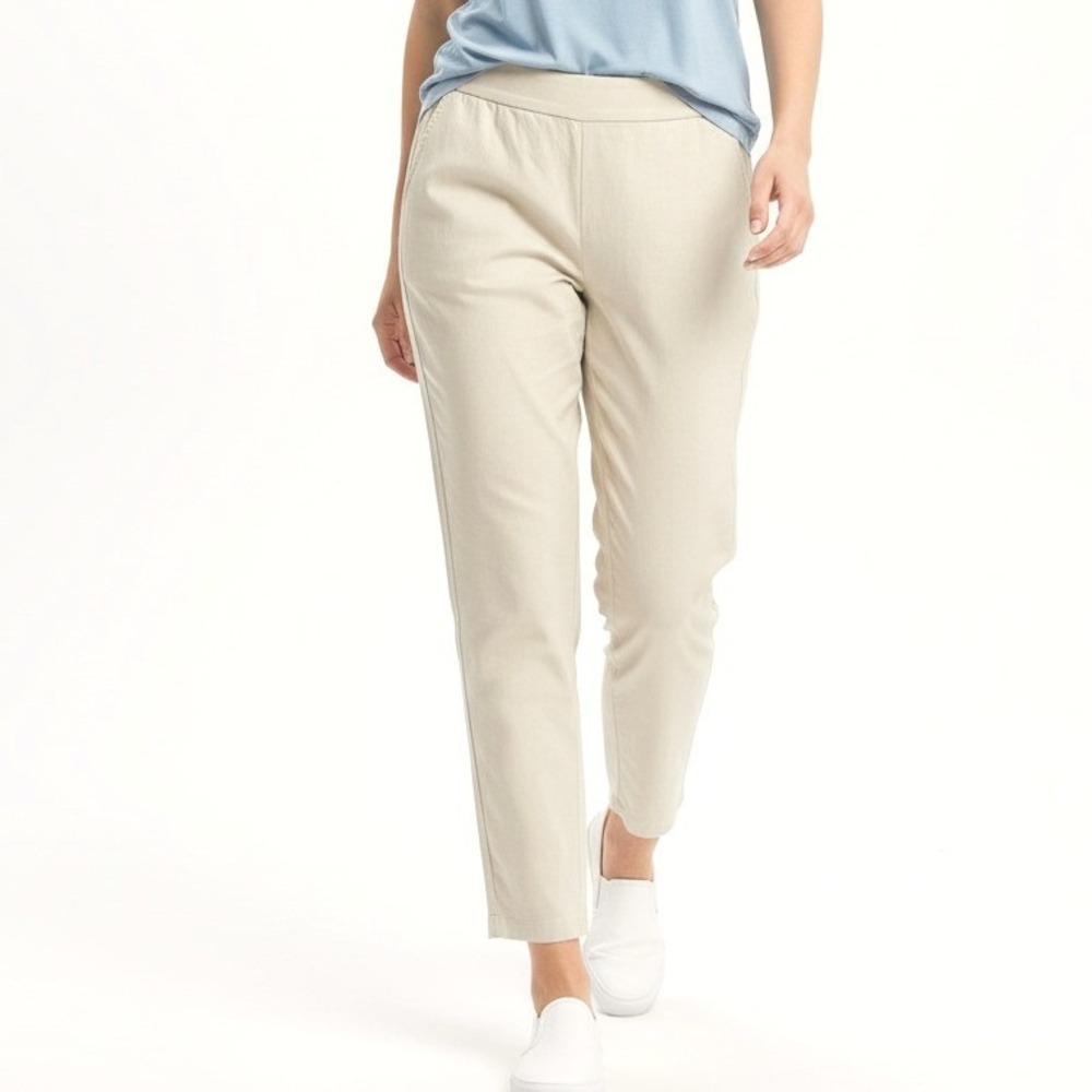 Valerie Stevens Womens Pull On Ankle Pants Rayon Blend Office‎ Casual Size 12
